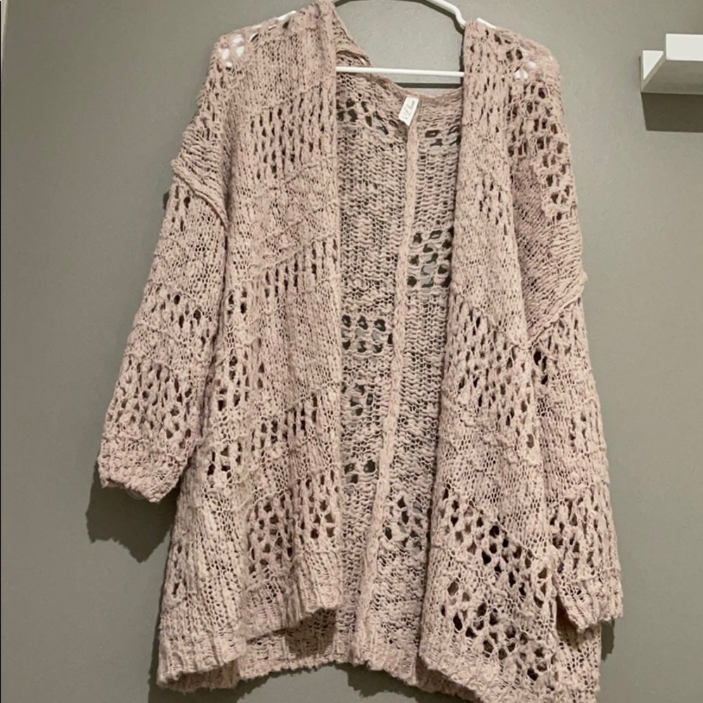 Blush color cardigan